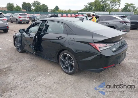 2022 Hyundai Elantra N Line from USA, damaged, VIN KMHLR4AF8NU303150